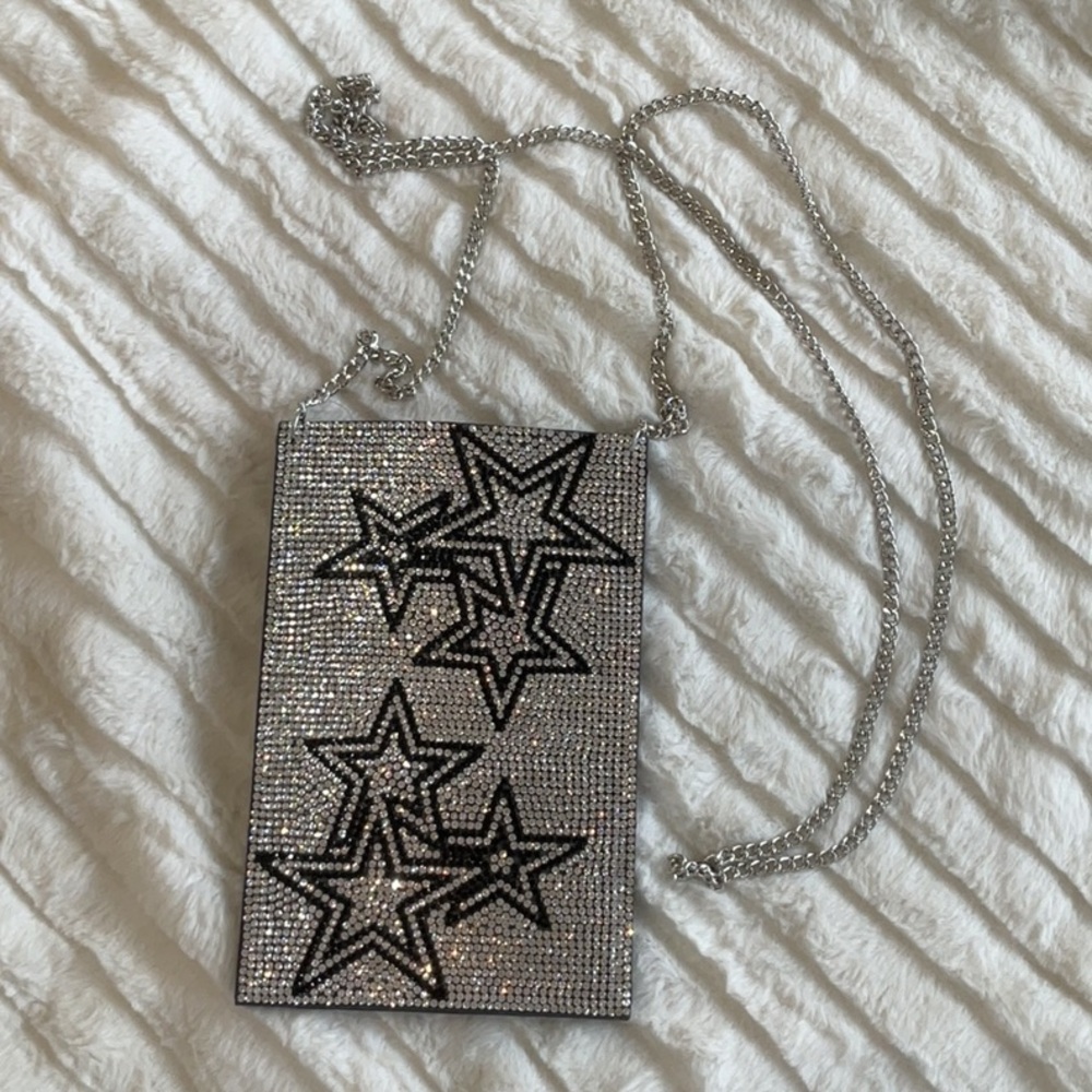 Rhinestone Crossbody Cell Phone Bag